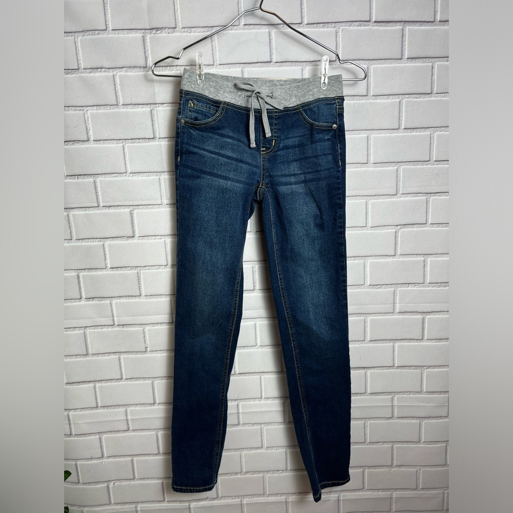 JUSTICE girls chic style fashion  slim super skinny jeans/size 12 - Picture 7 of 11